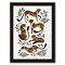 Cheetah Collection Mocha Black by Cat Coquillette Frame  - Americanflat